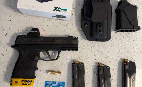 SIG Sauer - P365 - X Macro Compensada - Calibre - 9MM, Venta de Armas de fuego en PR