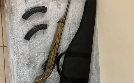Rifle Ruger 10/22 - calibre .22 (Excelente y con muchos extras), Venta de Armas de fuego en PR