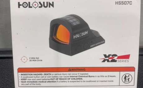 Holosun red dot 507c x2, Venta de Armas de fuego en PR