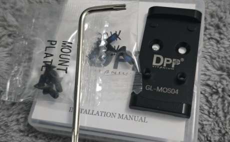 DPP Titanium Adapter Plate para Glock 17 19 22 23 34 35 41 45 47, Venta de Armas de fuego en PR