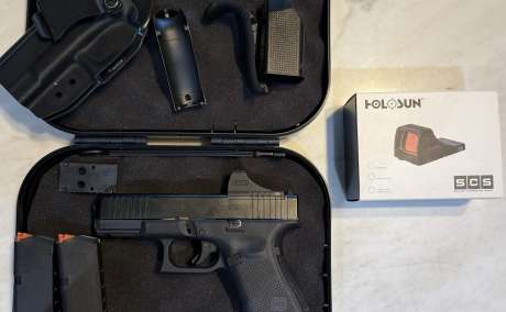 Glock 19 Gen 5 Optic Holosun , Venta de Armas de fuego en PR