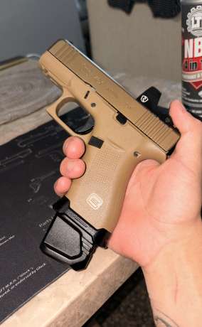 Glock 43x MOS coyote límited edition , Venta de Armas de fuego en PR