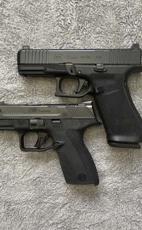 💯🆕GLOCK 45 GEN 6 CON MIRAS ALTAS 3 PUNTOS NOCTURNAS BUSCAS LAS FOTOS EN LA INFORMACIÓN. *** SMITH AND WESSON M&P SHIELD X PERFORMECE CENTER COMPENSADA 💯🆕🆕, Venta de Armas de fuego en PR