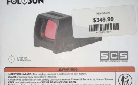 HOLOSUN SCS-PDP-GR, Venta de Armas de fuego en PR