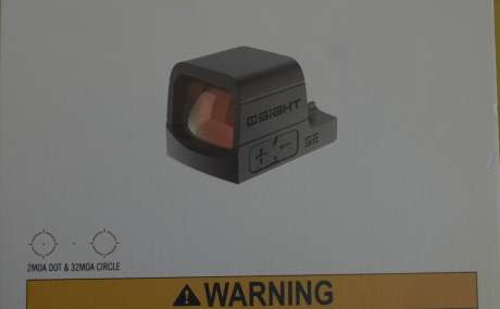 OSIGHT SE Enclosed Red, Venta de Armas de fuego en PR