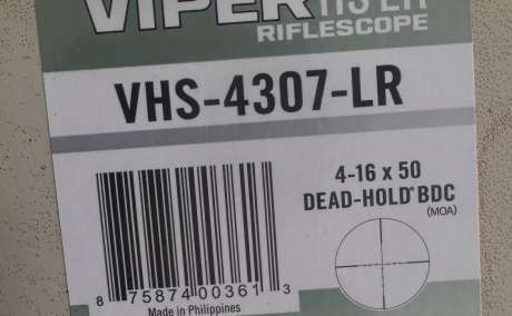 Vortex Viper HS LR 4-16x50 - Dead-Hold BDC , Venta de Armas de fuego en PR