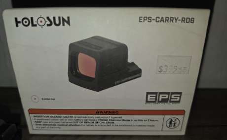 Holosun EPS CARRY RD6 MOA red dot sight, Venta de Armas de fuego en PR