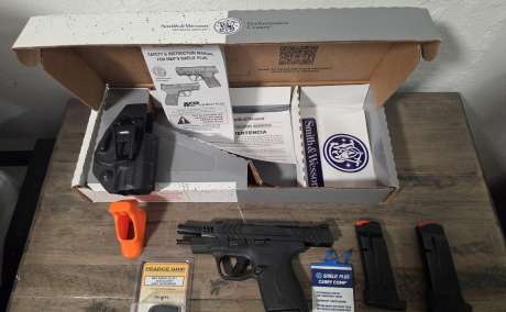 Smith wesson M&amp;P shield plus carry comp, Armas de fuego en PR