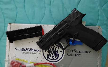 🔛🔛🔛M&P SHIELD X PERFORMENCE CENTER CARRY COMPENSADA🔛ACCESORIOS MIRAS Y HOLSTER🔛💲PRECIOS Y DETALLE EN LA INFORMACION, Venta de Armas de fuego en PR