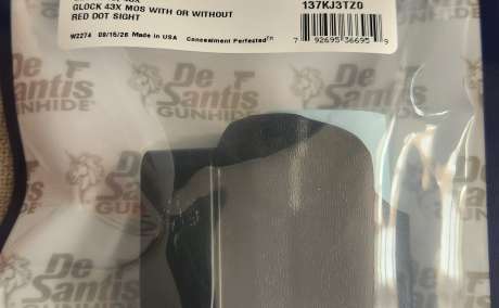 NUEVO - HOLSTER DESANTIS PARA GLOCK 43x/48 MOS, Venta de Armas de fuego en PR