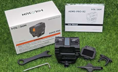 HOLOSUN AEMS PRO X2 PUNTO VERDE SOLAR MULTIRETICULA ENCLOSED NUEVA LA MÁS CARA DE TODAS SIN USAR, Armas de fuego en PR