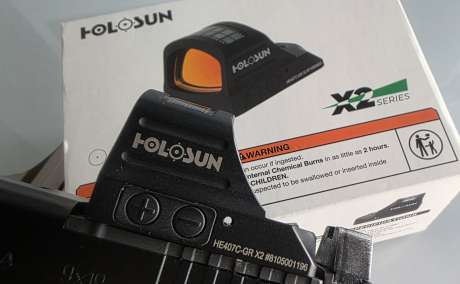Vendo- Red Dot HOLOSUN HE 407C- Punto Verde, Venta de Armas de fuego en PR