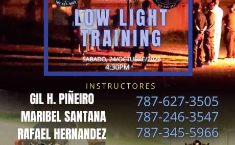 Low Light Training , Venta de Armas de fuego en PR