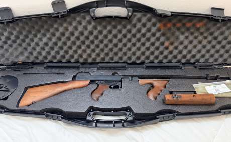 Thompson 1927A-1 Deluxe Carbine .45 ACP Blued (Tommy Gun) with Drum , Venta de Armas de fuego en PR