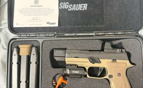 P320 AXG COMBAT CUSTOM WORK CON LEUPOLD DELTA POINT PRO, Venta de Armas de fuego en PR