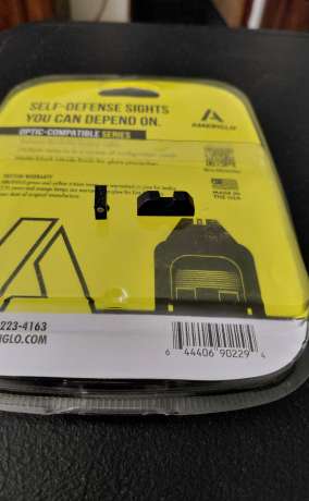 >>Miras para glock 19 19x 45 gen5y ge6 ameriglo originales > Cañon para Shield plus marca FAXON>>Holster Rounded para sig p365 macro comp.o Regular. >>2 pares de backtrap para glock 19 nuevos >>los precios en la inf., Venta de Armas de fuego en PR