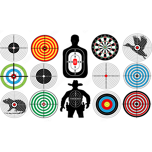 Targets para imprimir y practicar drills